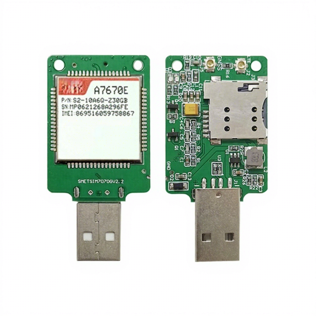 SIMCOM A7670E USB Dongle LTE CAT1 LTE-FDD LTE-TDD Gsm Gprs Edge Module LGS support 4G A7670E European band B1/B3/B5/B7/B8/B20