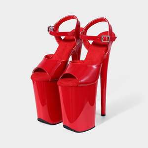 Logotipo OEM para un Par de Sandalias Sexys para Mujer, Tacones Altos de 13, 15 y 17 cm, Sandalias de Plataforma Sexys para Boda, Fiesta de Graduación - Product Image 5