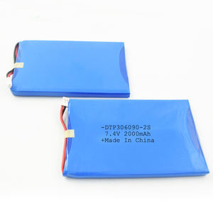 แบตเตอรี่ลิเธียม 7.4V รุ่น 306090-2S ความจุ 2000mah ของแท้จากโรงงาน OEM โพลิเมอร์คุณภาพดี ขายส่ง โพลิเมอร์ความจุสูง - Product Image 3