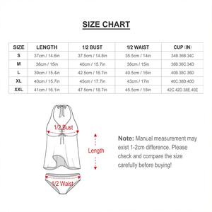 Traje de baño de dos piezas personalizable con imagen personalizada y detalle de falda estampado Cachemira características transpirables - Product Image 2