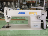 Bon marché, les machines à coudre à aiguille unique d'occasion de marque japonaise Jukis 5550N restent en bon état de fonctionnement