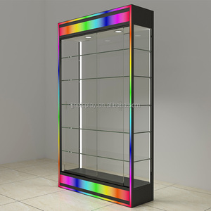 Cửa hàng bán lẻ đồ nội thất khung nhôm hiển thị cửa hàng thuốc lá kính tủ trường hợp khói cửa hàng trưng bày kính hiển thị cho cửa hàng khói - Product Image 1