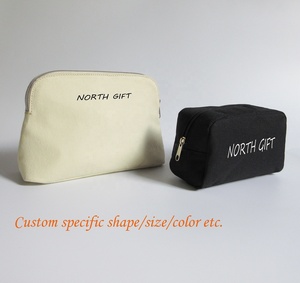Pochette da Viaggio Riusabile in Nylon <span class=keywords><strong>Nero</strong></span> di Grande Successo per Cosmetici e Articoli da Toilette per <span class=keywords><strong>Uomo</strong></span> e Donna con Cerniera - Product Image 6
