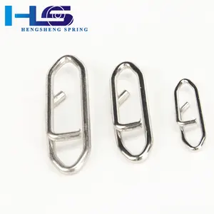 Hengsheng Sale by Bulk Stainless Steel Lure Fishing Quick Change Snap Clips Fishing Lure Speed Clip Connector