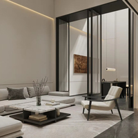 Plano de Apartamento Contemporáneo, Diseño de Estudio Minimalista, Diseño Arquitectónico con Planificación de Espacios y Visualizaciones en 3D