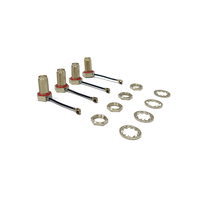 Câble d'extension personnalisable SMA femelle vers connecteur UFL, câble coaxial RF Pigtail 1.13