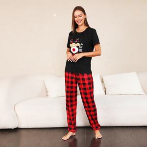 Offre Spéciale automne noël imprimer enfants fille garçon pyjamas à manches longues 2 pièces bébé vêtements <span class=keywords><strong>de</strong></span> nuit tenues - Product Image 2