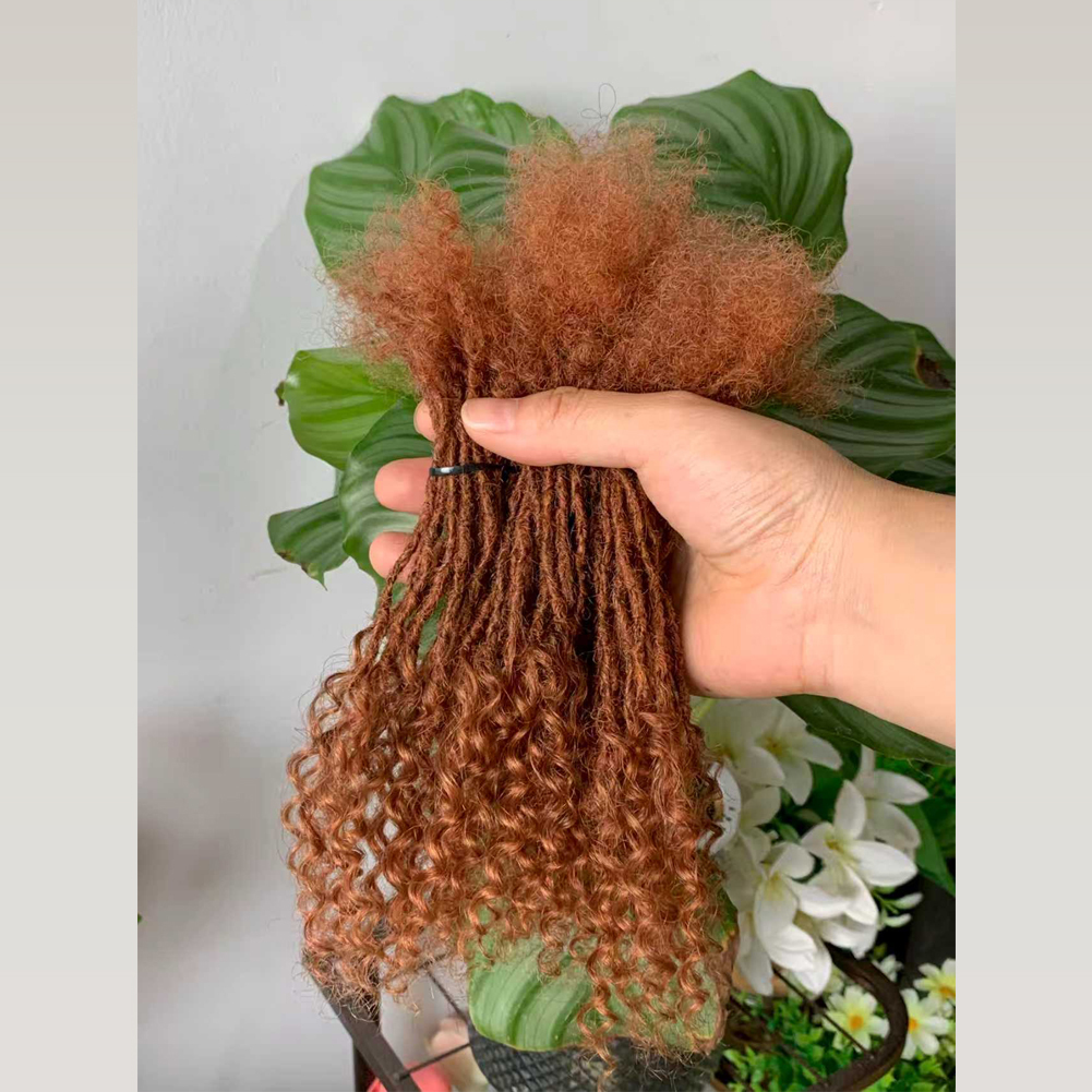 Vast Hair Workshop Craft Detail 7 for KAMA Microlocks 0.1/0.2cm Sister Locks 100% Remy Brazilian Hair Dreadlock Extensions with Curly Ends
