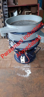 Machine de tamisage de haute précision pour poudres et particules avec port d'accès, tamis vibrant circulaire à un seul étage