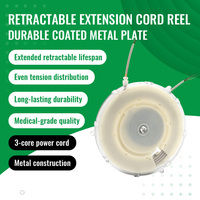 Câble d'extension USB rétractable Mella de type C avec embout femelle IEC, longueur personnalisable, avec garantie d'un an