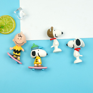 Большая плюшевая кукла Snoopy и симпатичный брелок из ПВХ, мультяшная креативная сумка, очаровательный аксессуар - Product Image 3