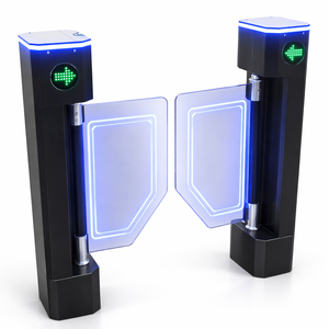 Barrière tourniquet intelligente en acier inoxydable 304 avec système de contrôle d'accès par carte RFID pour immeuble de bureaux, salle de sport, supermarché - Product Image 5