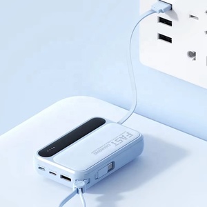 Nouvelle Tendance 2026 : <span class=keywords><strong>Batterie</strong></span> Externe Portable 4-en-1 de 10000 mAh à Charge Rapide avec Câble et Cordon, <span class=keywords><strong>Mini</strong></span> <span class=keywords><strong>Batterie</strong></span> de Voyage Promotionnelle Format Compact - Product Image 2