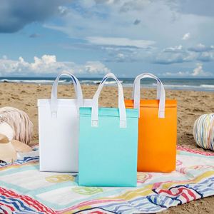 Cartoon Pattern Custom DisposableThermal Insulated Bag Lightweight Non-Woven Food Delivery Lunch <b>Cooler</b> Carry Bag - Product Image 1