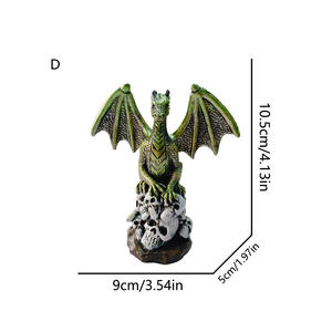 2024 nouveau Dragon résine ornements GTB05 jeu résine trônes Dragon Sculpture décor de table Figurine à collectionner - Product Image 5