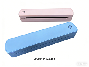 Impresora Térmica Portátil A403 de 203dpi, Impresora de Mano Pequeña sin Tinta para Negocios y Oficina, <span class=keywords><strong>Mini</strong></span> Impresora Móvil para Fotos y Documentos - Product Image 4