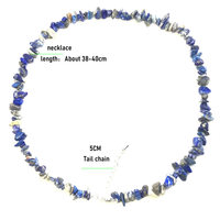 Nouvel ensemble de 4 pièces authentiques de pierres irrégulières de 8 mm et pierres concassées de 6-8 mm, en cristal, quartz, agate, pour anniversaire, collier naturel