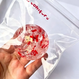 Juguete Antiestrés de Bola de Manzana Transparente, Divertido y Bonito, Unisex, Decoración de Oficina, Recuerdo para Amigos, Regalos para Niños y Adultos, Venta al Por Mayor - Product Image 2