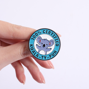 Spilla in smalto Koala certificata al 100%, simpatico animale Koala, spilla <span class=keywords><strong>da</strong></span> tè, distintivo <span class=keywords><strong>da</strong></span> risvolto, gioiello, regalo, all'ingrosso - Product Image 4