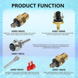 Kit de Reparación de Calentador de Piscina, Termostato 42002-0024S 42001-0063S 42001-0053S 42001-0060S 42002-0025S, Eléctrico, de Latón - Product Image 3