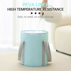 Baignoire pliable pour les pieds, seau pliable portable pour bain de pieds, bassin de spa pour le camping, seau de lavage – Vente en gros - Product Image 2