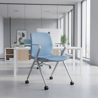 Chaise de bureau de conception nouvelle, chaise de réunion, chaise de formation, solution complète pour les espaces de travail, directement de l'usine de Foshan