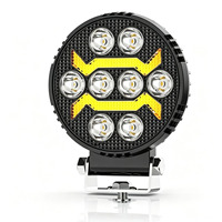 Lampe de travail LED ronde de 4 pouces, lampe auxiliaire tout-terrain multimode