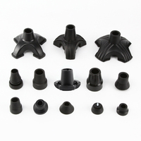 T66- # B #    Toptan 12mm 13mm 16mm 19mm 22.5mm 27mm Baston Uçları Doğal Kauçuk Koltuk Değneği Uçları Kauçuk Ayaklar