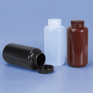 30mL 60mL 125mL 250mL 500mL Laboratorio Claro Marrón PP HDPE Líquido Químico Plástico Reactivo Botella Tarro - Product Image 4