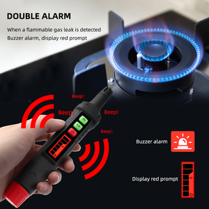 เครื่องตรวจจับก๊าซ CH4 แบบพกพา HT61 ขายดี ตรวจจับก๊าซไวไฟสำหรับห้องครัว - Product Image 2