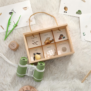 Kit de Explorador de Madera para Atrapar Insectos, Juego de Búsqueda Montessori, Juguete de Descubrimiento al Aire Libre para Niños, Actividad de Aprendizaje Preescolar para Niños Pequeños - Product Image 3