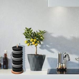 Bamboo Tumbler Lid Organizer Detachable Cup Lid Organizer Vertical <b>Water</b> <b>Bottle</b> Lid Rack <b>Holder</b> for Yeti /Stanley/Simple Modern - Product Image 6