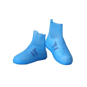 Integrated Molding TPE Adults Waterproof Non-Slip Silicon Protective Reusable Rain Shoe Covers