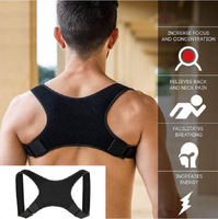 Ceinture de Correction Posturale en Néoprène Ajustable FSPG – Redresseur de Dos Confortable et Correcteur de Posture Claviculaire Protecteur