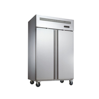 Réfrigérateur congélateur chinois à 4 portes, compresseur en acier inoxydable portable CB, conforme à la norme ROHS, congélateur supérieur
