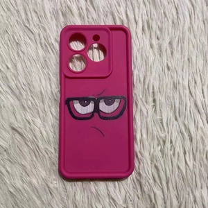 Per iPhone 15 14 13 Candy TPU Cover del telefono antiurto per Samsung A25 M34 Design di tendenza felice e arrabbiato espressioni del telefono - Product Image 6