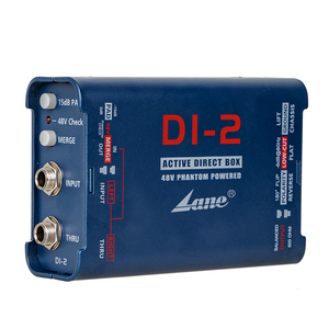 Lane-Caja de alimentación Phantom de 48V, dispositivo de alimentación activo de 1/4 ", instrumento de" para <span class=keywords><strong>XLR</strong></span> balanceado y no balanceado - Product Image 5