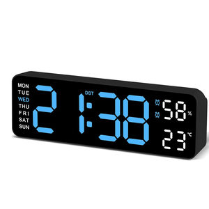 Reloj de Pared Digital LED Moderno para Decoración del Hogar, Multifuncional, con Brillo Ajustable, Temporizador y Visualización del Clima - Product Image 1