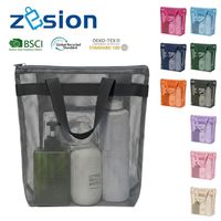 Sac de plage en filet personnalisé avec logo, sac fourre-tout, cadeau d'entreprise pour salon professionnel, écologique, réutilisable, vente en gros, usine OEM