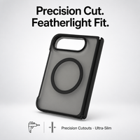 Coque antichoc en TPU PC pour iPhone Duo pliable avec protection intégrale de la charnière, découpes précises, design fin, anti-chute