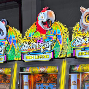 Jeu d'association et de devinettes d'animaux, machine de jeu d'arcade avec système de jetons bonus, jeu de poussoir avec jetons de récompense méga - Product Image 2