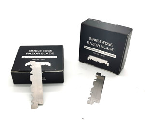 Cuchillas de Repuesto al por Mayor para Afeitar, Navaja de Afeitar Recta con Logotipo Personalizado, Navaja de Afeitar Recta de Acero Inoxidable para Hombres, para Recortar la Barba - Product Image 6