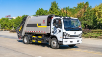 Camion à ordures compacteur Dongfeng, camion de compactage des déchets, camion de collecte des ordures