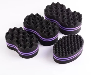 Bán buôn công cụ làm tóc hai mặt dreadlocks bọt Xoắn miếng bọt biển xoăn tóc miếng bọt biển cho người đàn ông da đen - Product Image 6