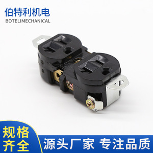 ปลั๊กเครื่องกำเนิดไฟฟ้าแบบอเมริกันสองขา 20A 125V E-09 สำหรับอะไหล่เครื่องกำเนิดไฟฟ้าเบนซิน - Product Image 4