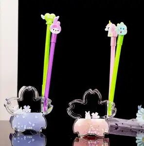 Fiore galleggiante penna a goccia inserto cartone animato coniglio giocattolo per bambini