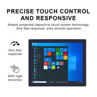 PC Panel Industri Murah 21.5 Inch, IP65 Android/Linux, 10 Titik Sentuh, Tanpa Kipas, Terintegrasi, 1920x1080
