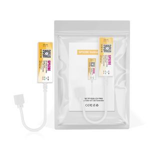 CE ROHS Compliant sp52be sp52ce DC5V-24V SPI RGB + W LED Strip Mini SPI điều khiển hỗ trợ BT Wi-Fi 2.4 Gam từ xa đám mây - Product Image 4