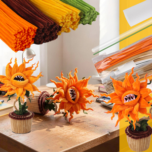 Le Gardien de Bureau : Kit de Bricolage <span class=keywords><strong>Plante</strong></span> Piranha - Créez Votre Propre Créature Icôniqûe en Fil de Fer dans un Pot - Une Décoration Amusante et Audacieuse - Product Image 5