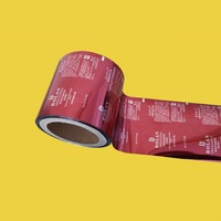 Film d'emballage cosmétique en plastique laminé en aluminium imprimé sur mesure développé par STPP pour l'emballage de sachets de crème